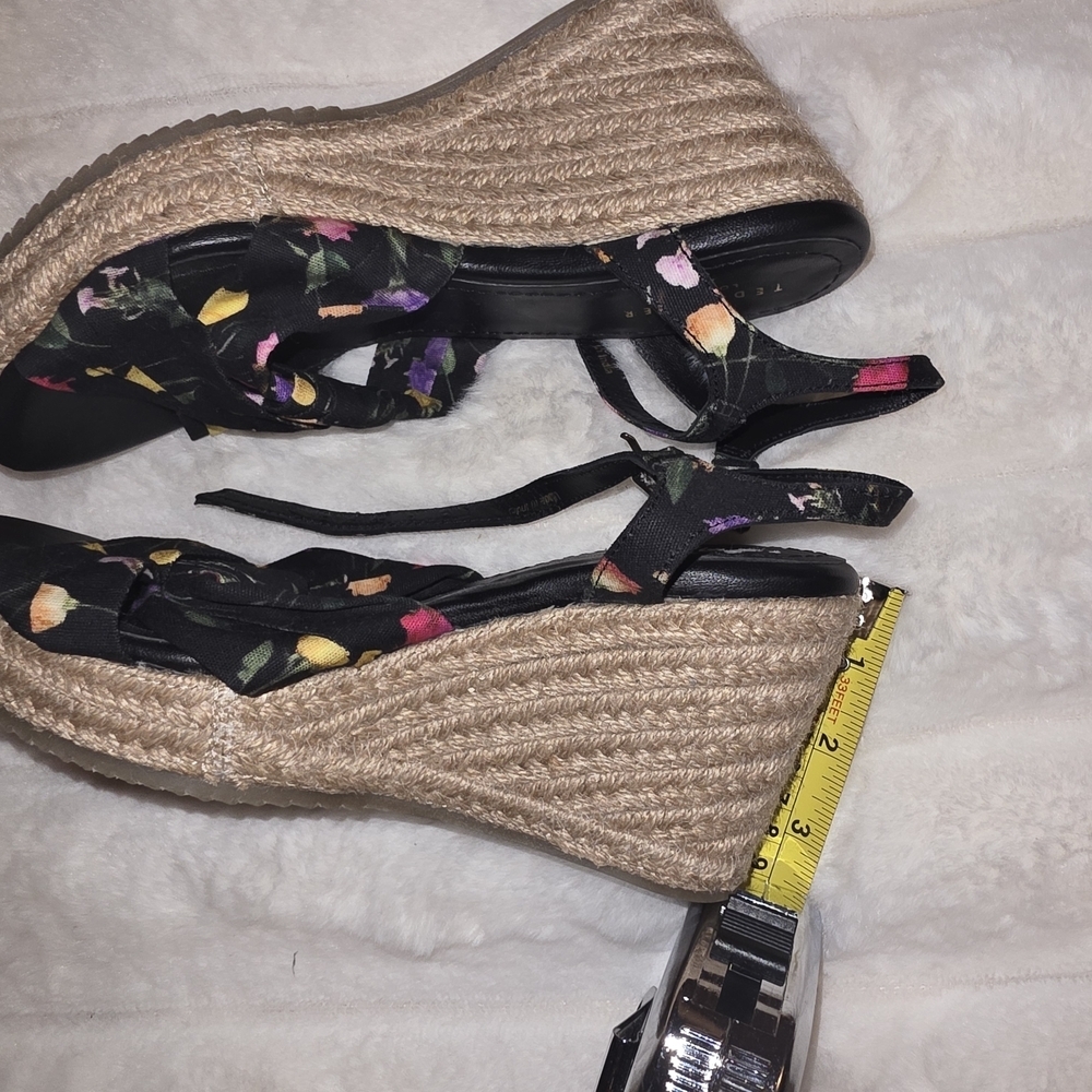 Ted Baker Black Floral Women's Sandals - Picture 5 of 5